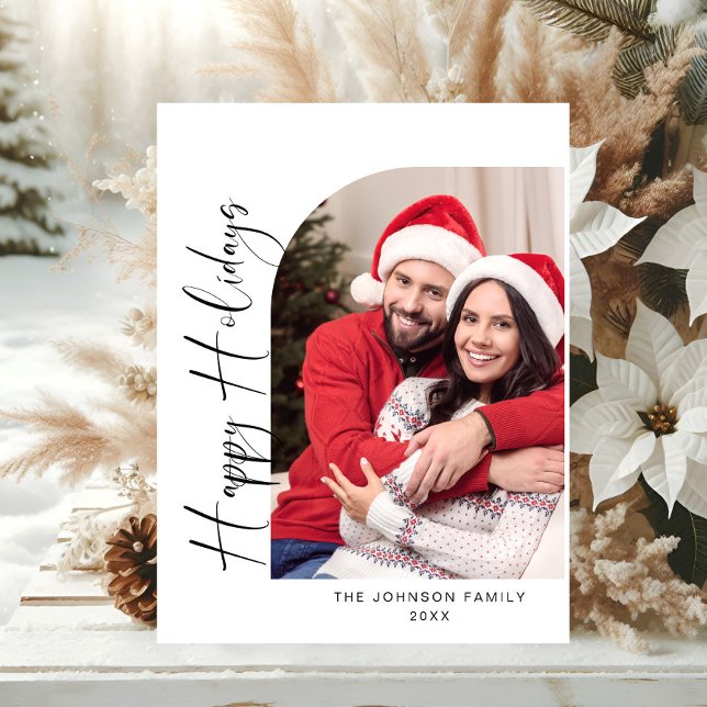 Cartão Postal Simplesmente Elegante Saudação de Natal FOTO (Criador carregado)