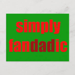 Cartão Postal Simplesmente Fandádico