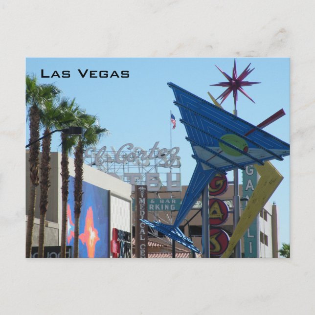 Cartão Postal Sinais de Las Vegas (Frente)