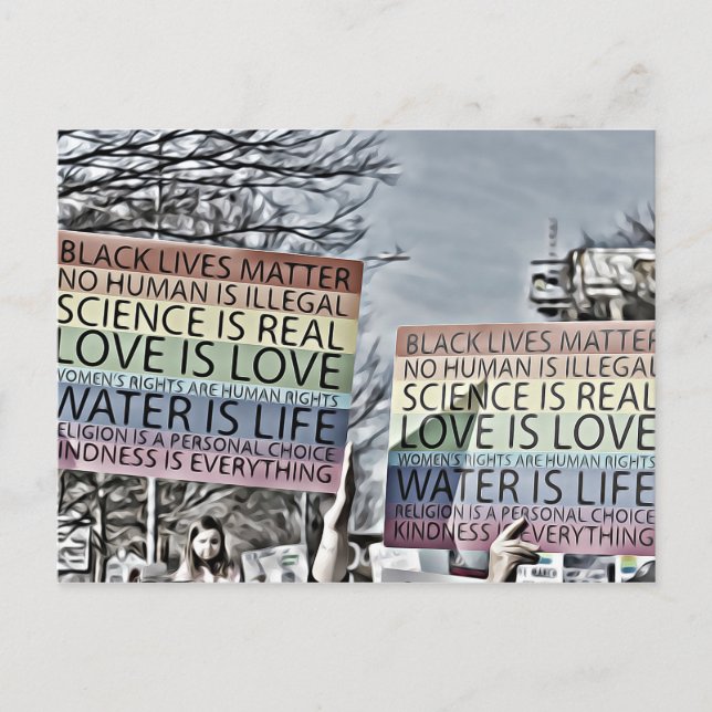 Cartão Postal Sinal arco-íris (Frente)