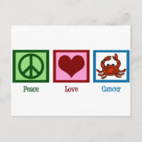 Sinal Astrológico de Aniversário Câncer Paz Amor