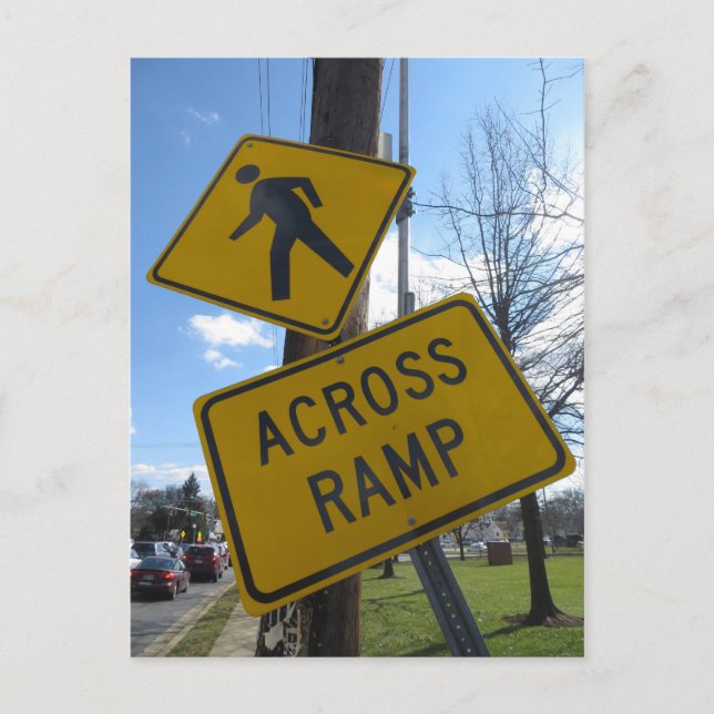 Cartão Postal Sinal cruzado (Frente)