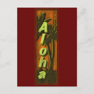 Cartão Postal Sinal de Aloha