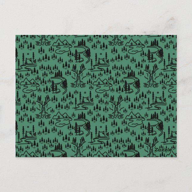 Cartão Postal Sinal de Bloco Inteiro (Verso)