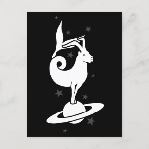 Cartão Postal Sinal de Capricórnio zodiac