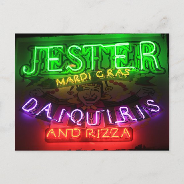 Cartão Postal Sinal de Neon nº 1 (Frente)