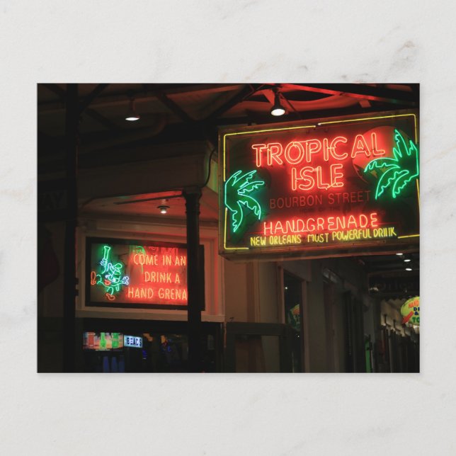 Cartão Postal Sinal de neon nº 4 (Frente)