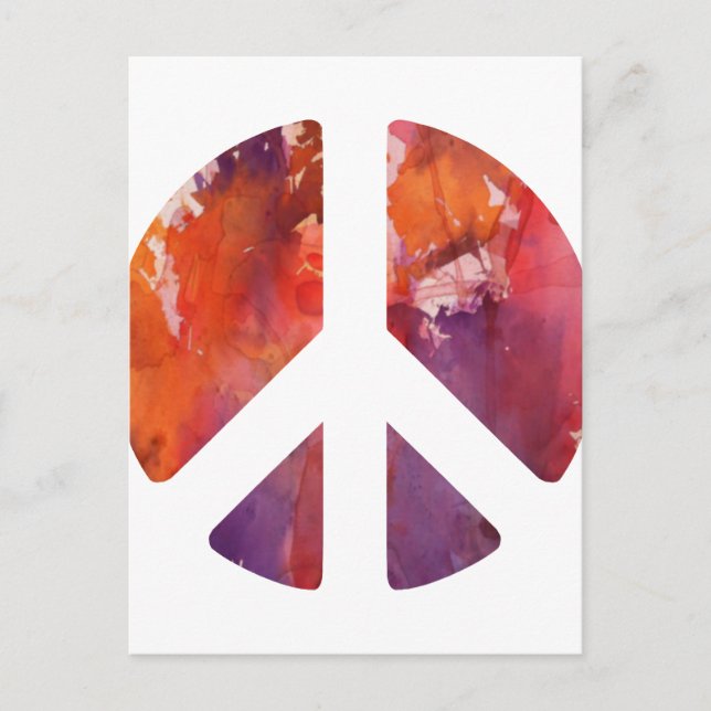 Cartão Postal Sinal de Paz (Frente)