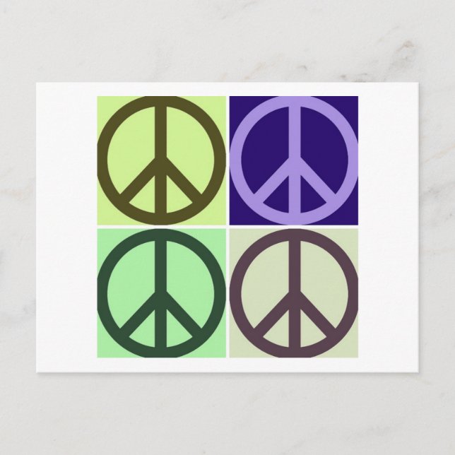 Cartão Postal Sinal de Paz (Frente)