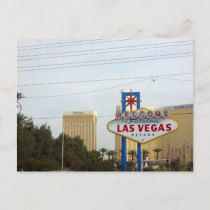 Cartão Postal Sinal de Vegas famoso