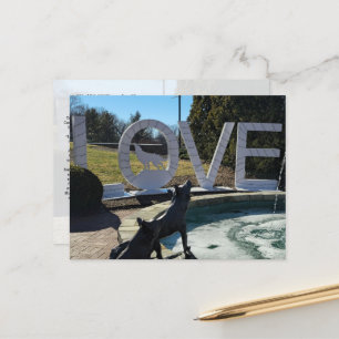 Cartão Postal Sinal de Wolf LOVEworks