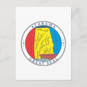 Cartão Postal Sinal do Alabama