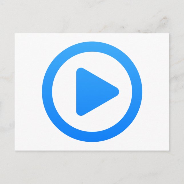 Cartão Postal Sinal do Media Player (Frente)