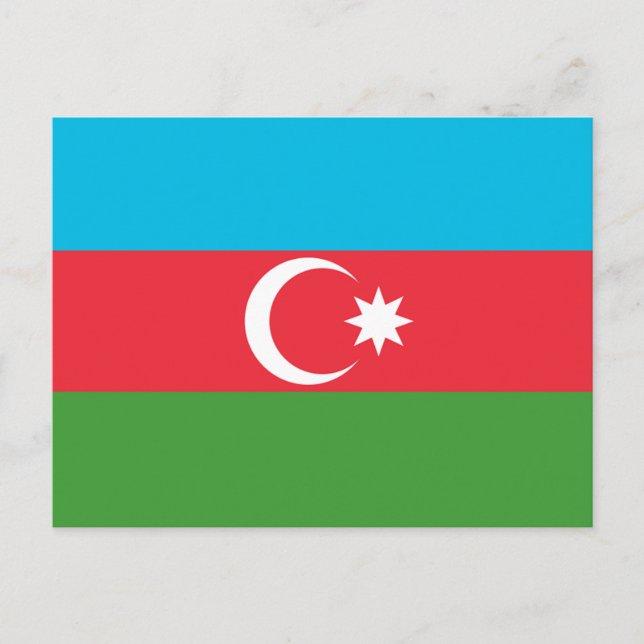 Cartão Postal Sinalizador Azerbaijão (Frente)