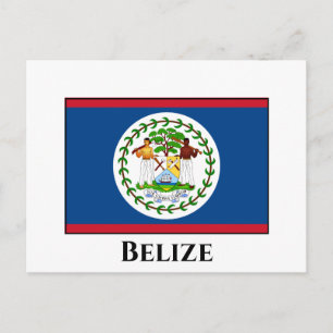 Cartão Postal Sinalizador Belize