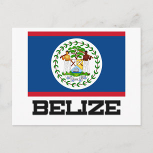 Cartão Postal Sinalizador Belize