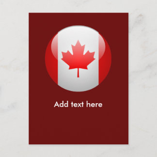 Cartão Postal Sinalizador Canadá