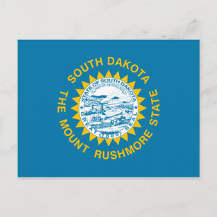 Cartão Postal Sinalizador da Dakota do Sul