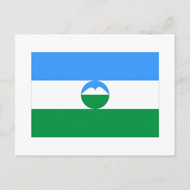 Cartão Postal Sinalizador da República de Kabardino-Balkar (Frente)