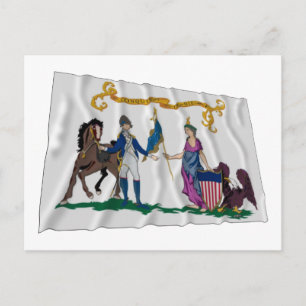 Cartão Postal Sinalizador da Salvadora de Vida de Washington