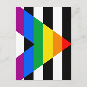 Cartão Postal Sinalizador de Ally LGBTQ+