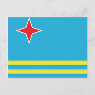 Cartão Postal Sinalizador de Alta Qualidade Aruba