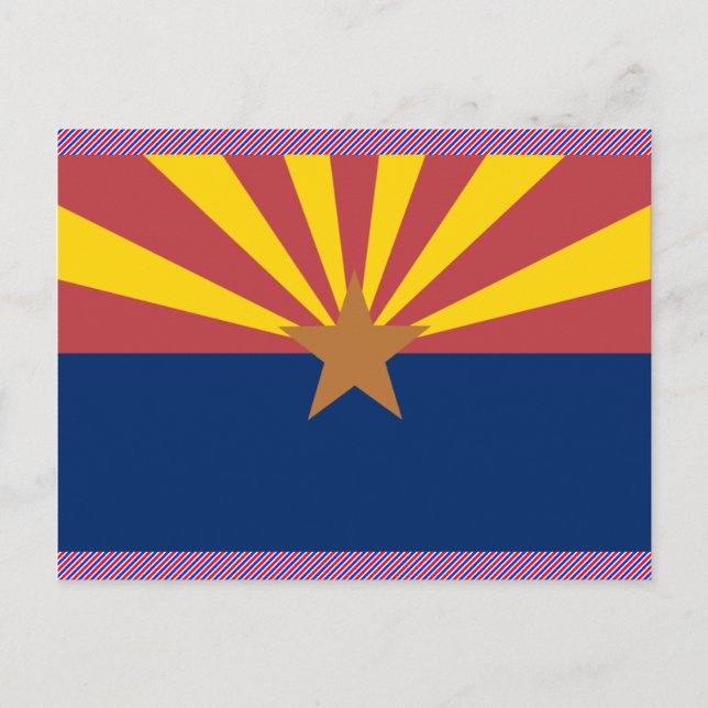 Cartão Postal Sinalizador de arizona (Frente)