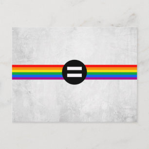 Cartão Postal Sinalizador de Direitos Gays