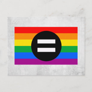 Cartão Postal Sinalizador de Direitos Gays