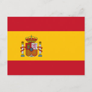 Cartão Postal sinalizador de espanha