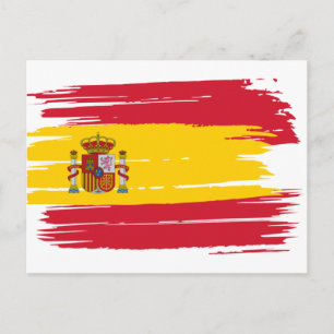 Cartão Postal Sinalizador de Espanha de Brushaft