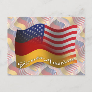 Cartão Postal Sinalizador de Onda Alemão-Americano