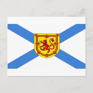 Cartão Postal Sinalizador de Scotia NOva do Canadá Personalizad