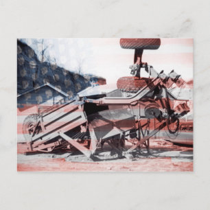 Cartão Postal Sinalizador do Engenheiro de Operação do Equipamen