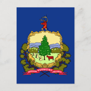 Cartão Postal Sinalizador do Estado Vermont
