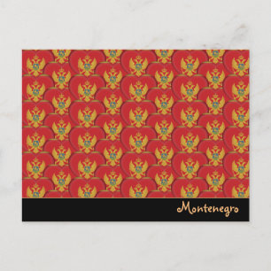 Cartão Postal Sinalizador do Montenegro Hearts & Montenegro /Mon