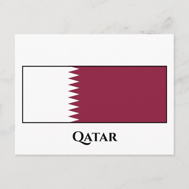 Cartão Postal Sinalizador do Qatar (Frente)