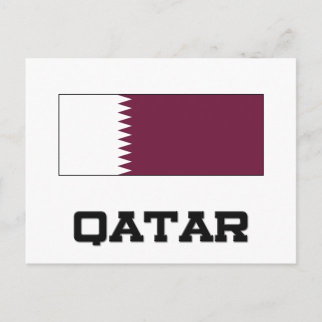 Cartão Postal Sinalizador do Qatar (Frente)