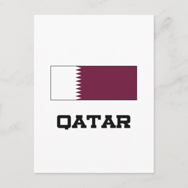 Cartão Postal Sinalizador do Qatar (Frente)