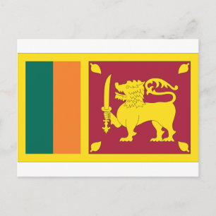 Cartão Postal Sinalizador do Sri Lanka
