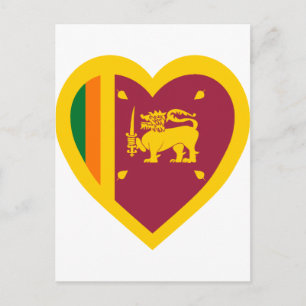 Cartão Postal Sinalizador do Sri Lanka