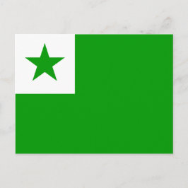 Cartão Postal Sinalizador Esperanto