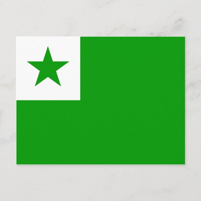 Cartão Postal Sinalizador Esperanto (Frente)