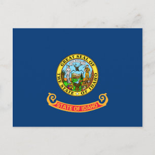 Cartão postal Sinalizador Idaho