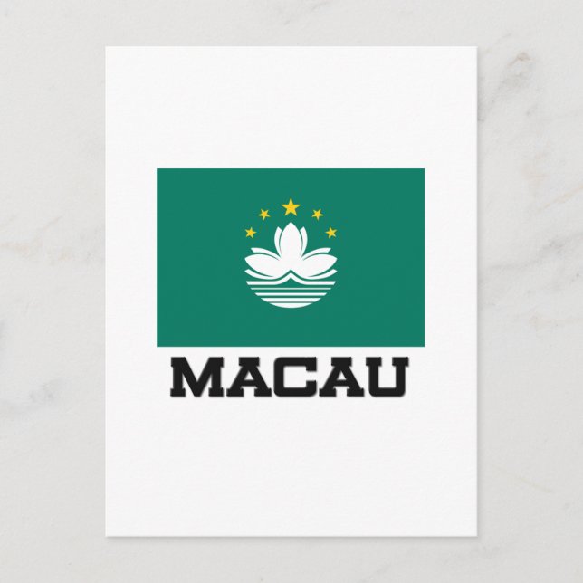 Cartão Postal Sinalizador Macau (Frente)