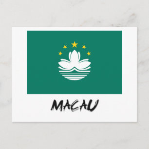 Cartão Postal Sinalizador Macau
