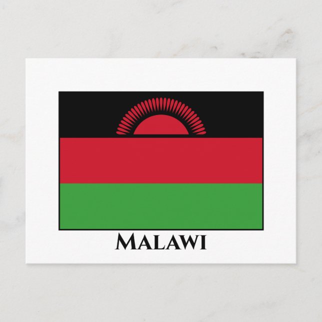 Cartão Postal Sinalizador Malawi (Frente)
