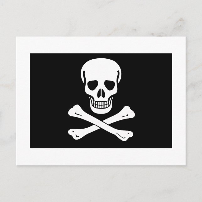 Cartão Postal Sinalizador Pirate (Frente)