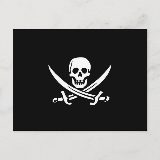 Cartão Postal Sinalizador Pirate (Frente)