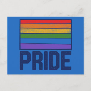 Cartão Postal Sinalizador PRIDE arco-íris